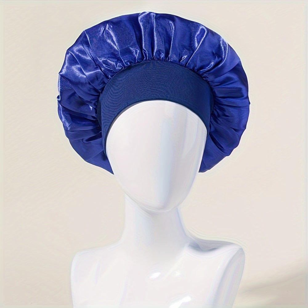 Breathable Satin Sleep Bonnet for Curly Hair