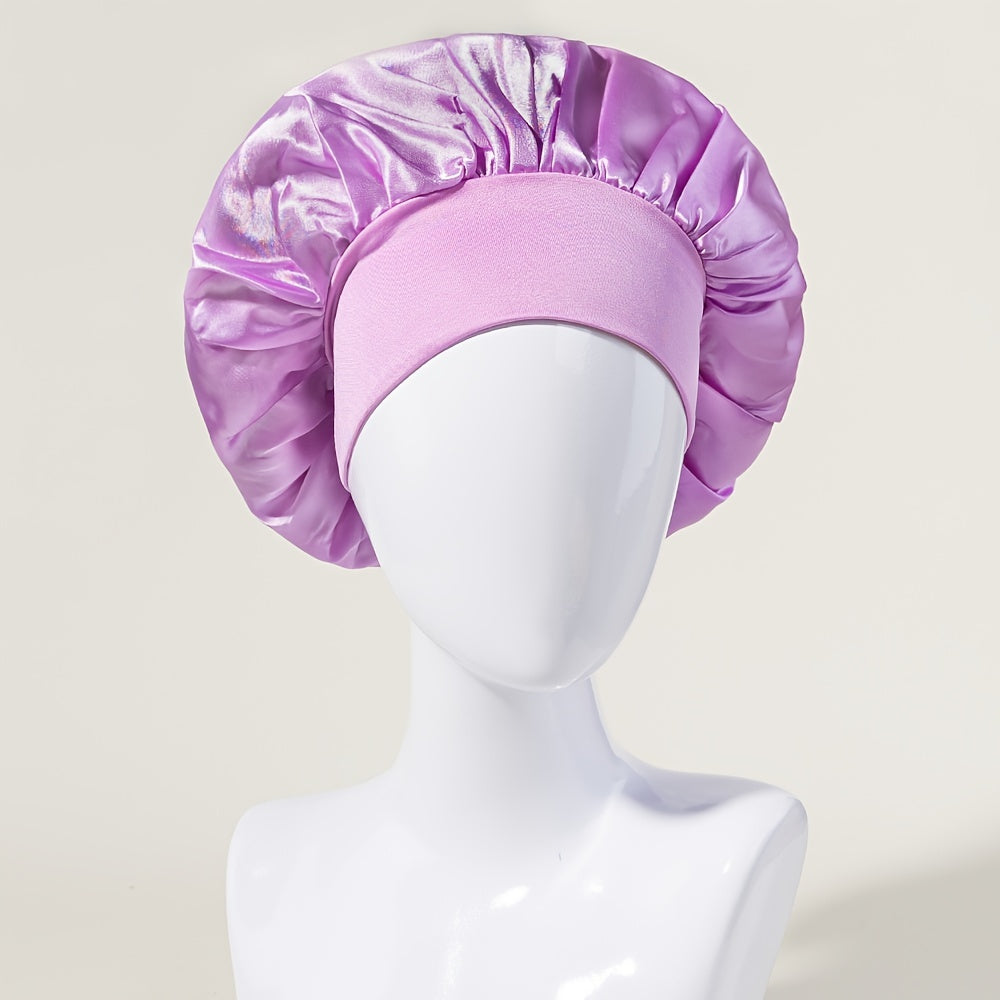 Breathable Satin Sleep Bonnet for Curly Hair