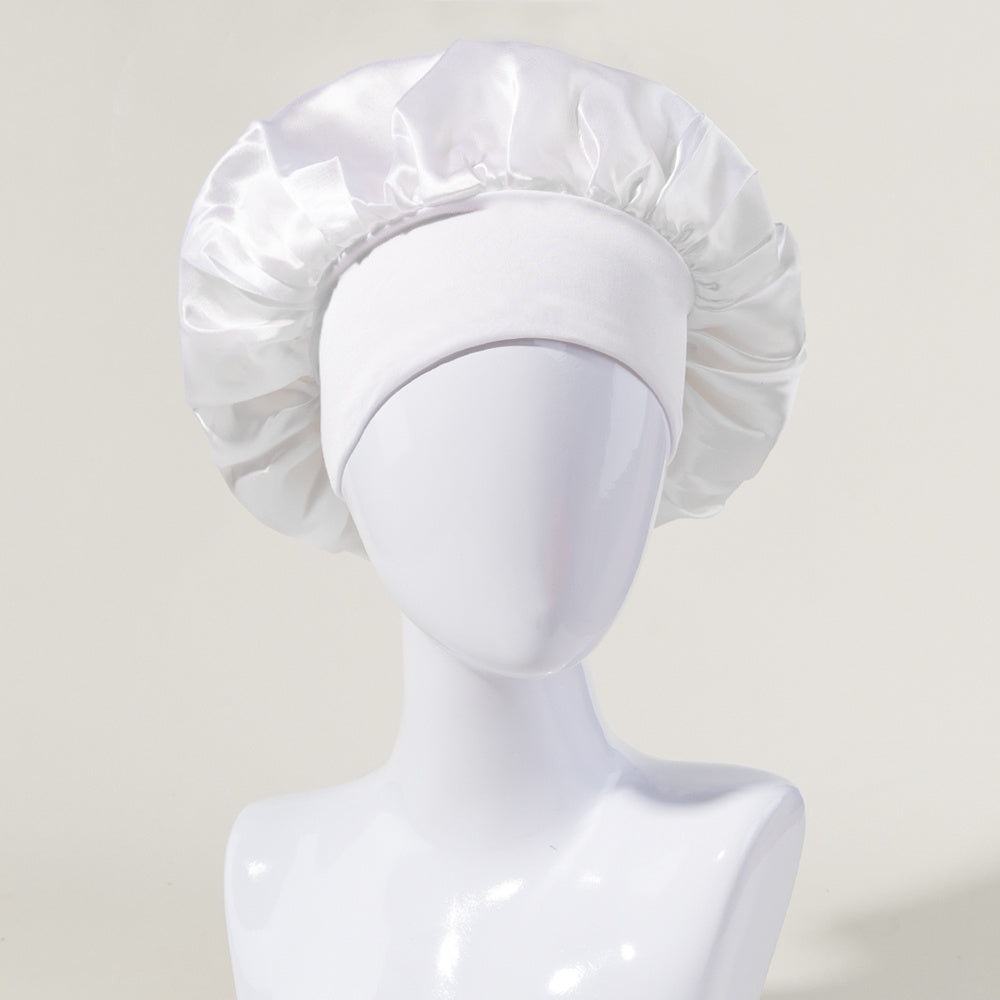 Breathable Satin Sleep Bonnet for Curly Hair
