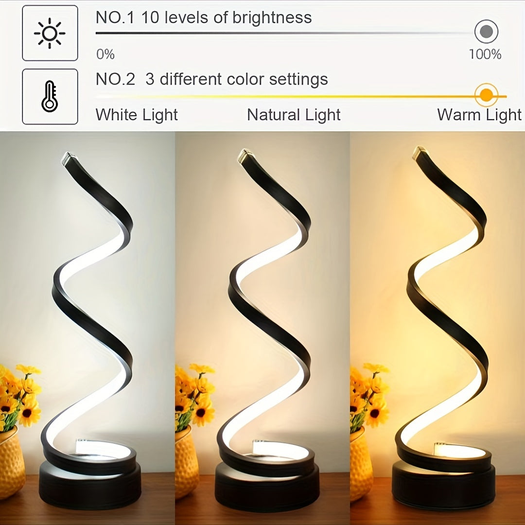 Vintage Spiral Desk Lamp