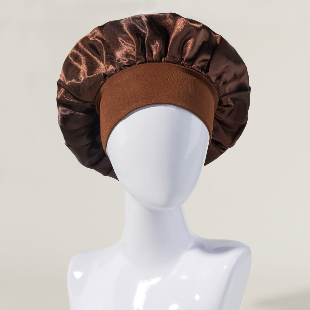 Breathable Satin Sleep Bonnet for Curly Hair
