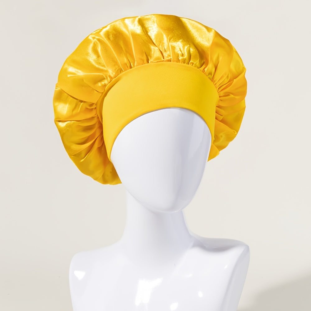 Breathable Satin Sleep Bonnet for Curly Hair
