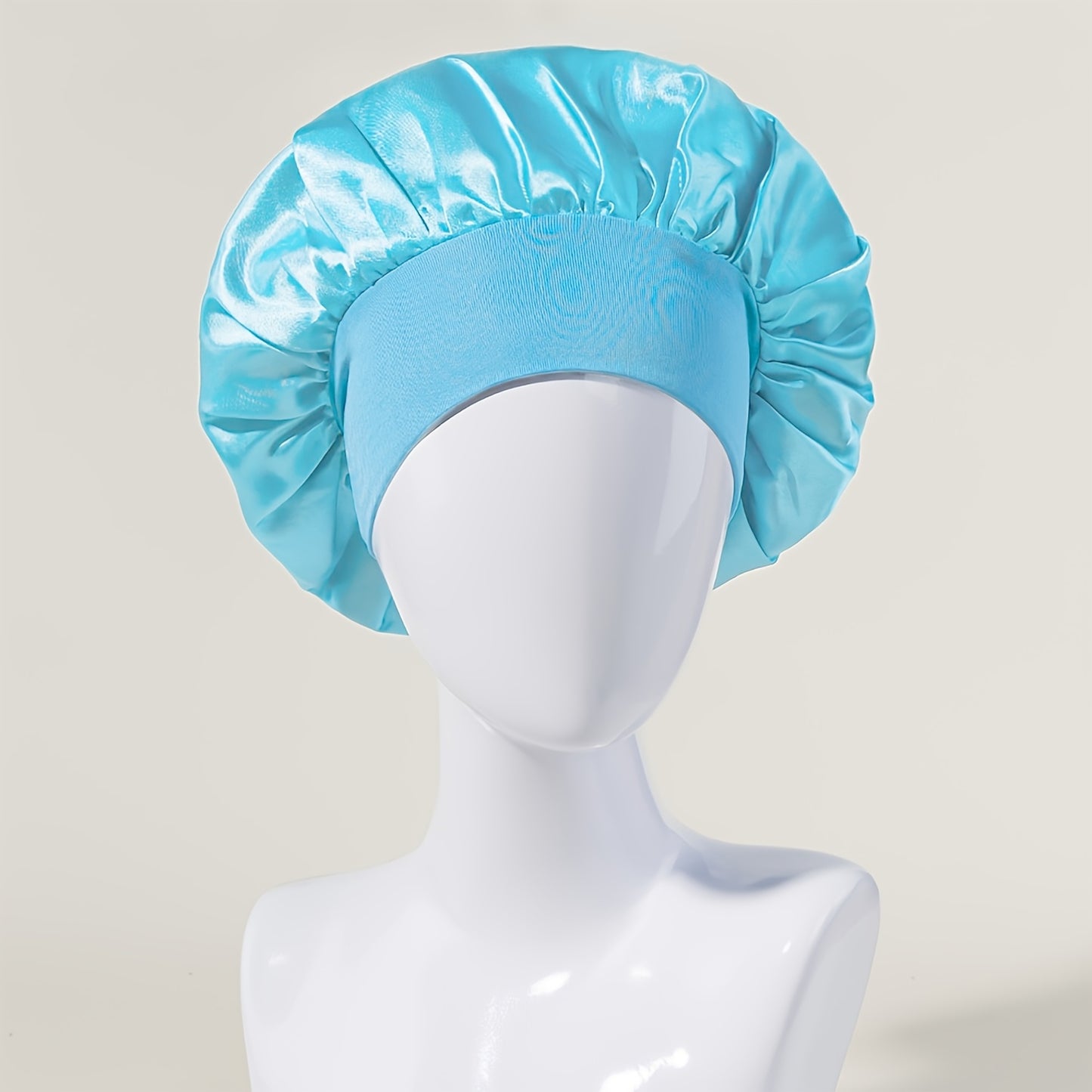 Breathable Satin Sleep Bonnet for Curly Hair