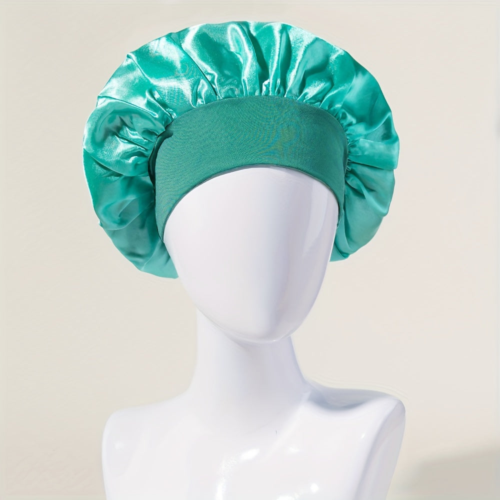 Breathable Satin Sleep Bonnet for Curly Hair