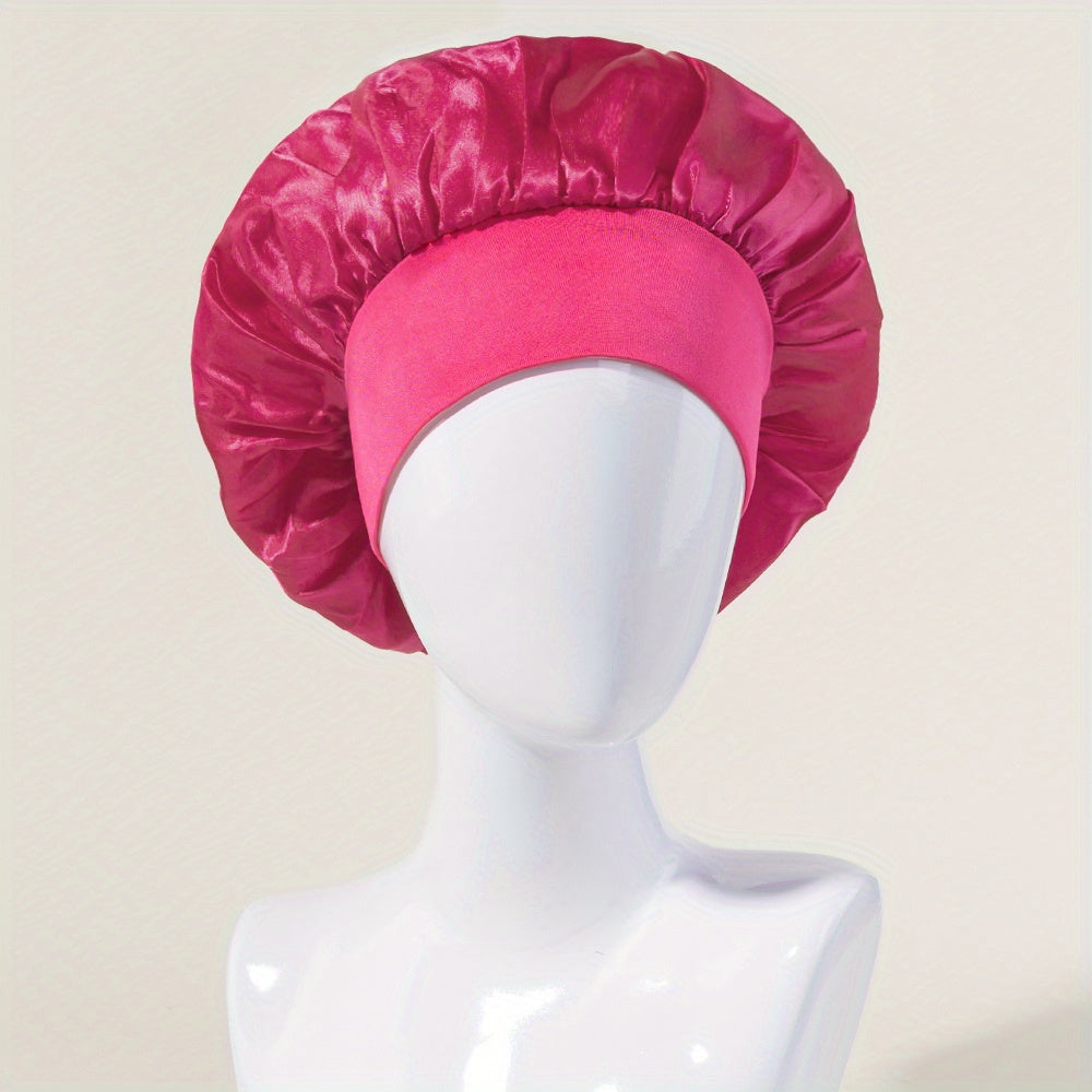 Breathable Satin Sleep Bonnet for Curly Hair