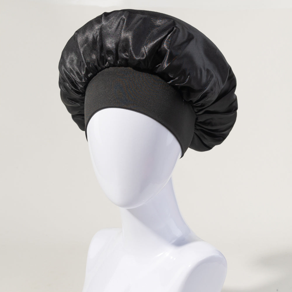 Breathable Satin Sleep Bonnet for Curly Hair
