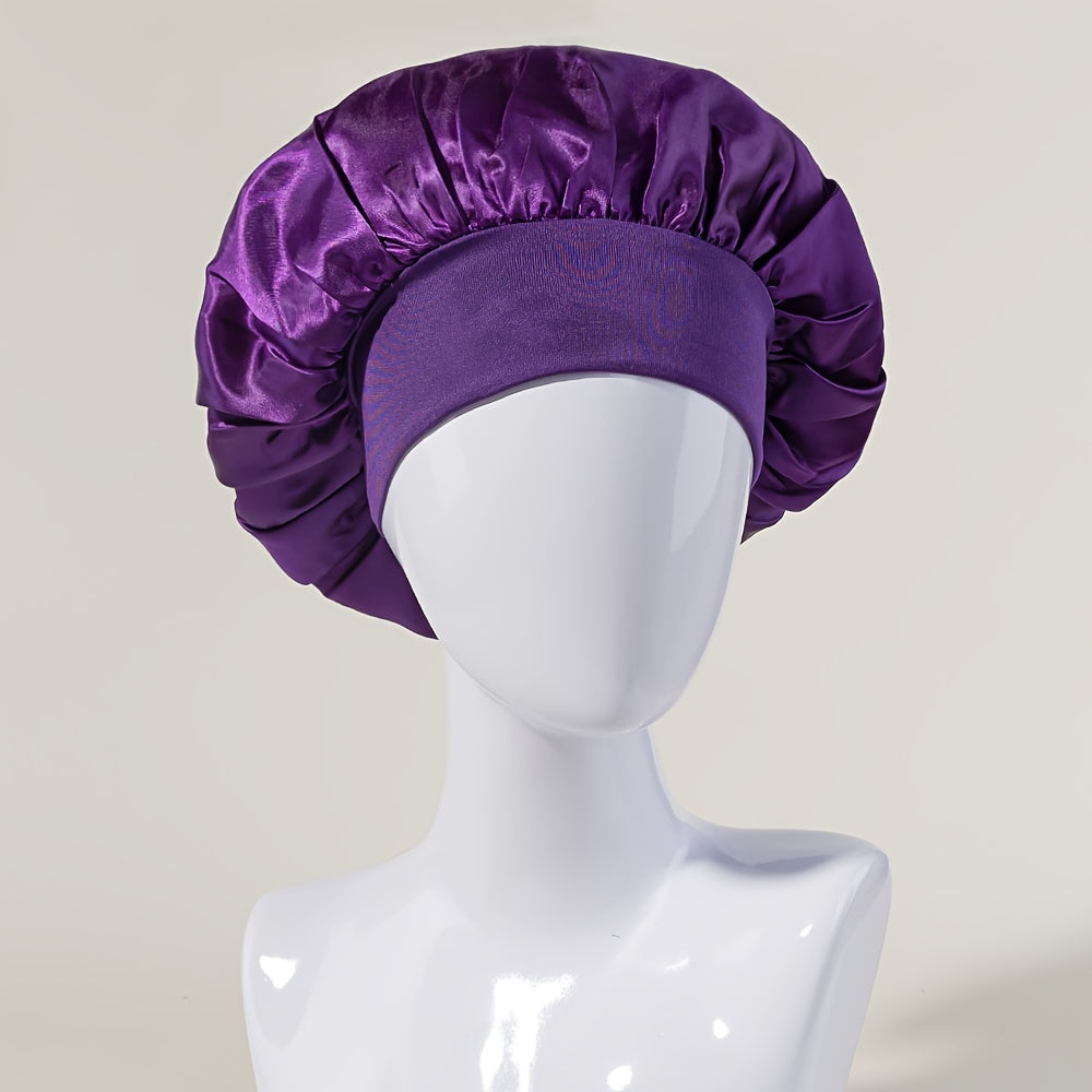 Breathable Satin Sleep Bonnet for Curly Hair