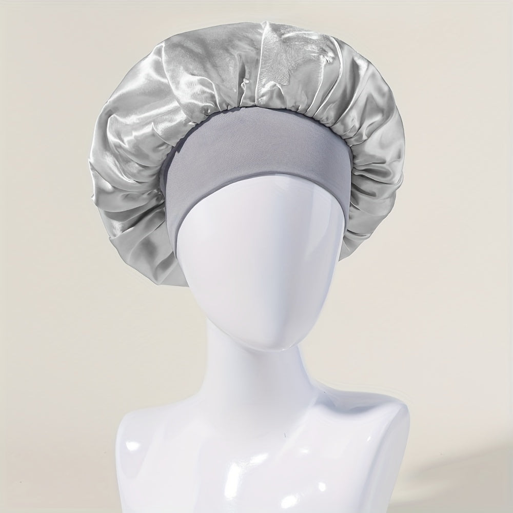 Breathable Satin Sleep Bonnet for Curly Hair