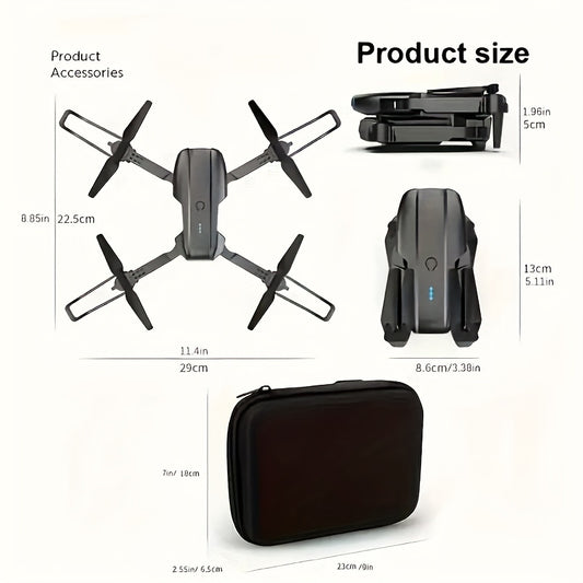 Foldable Quadcopter Drone with HD Dual Cameras