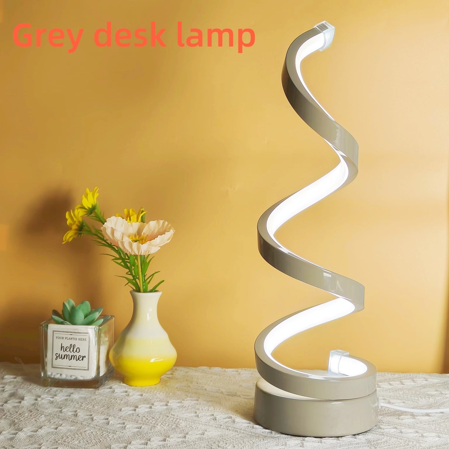 Vintage Spiral Desk Lamp