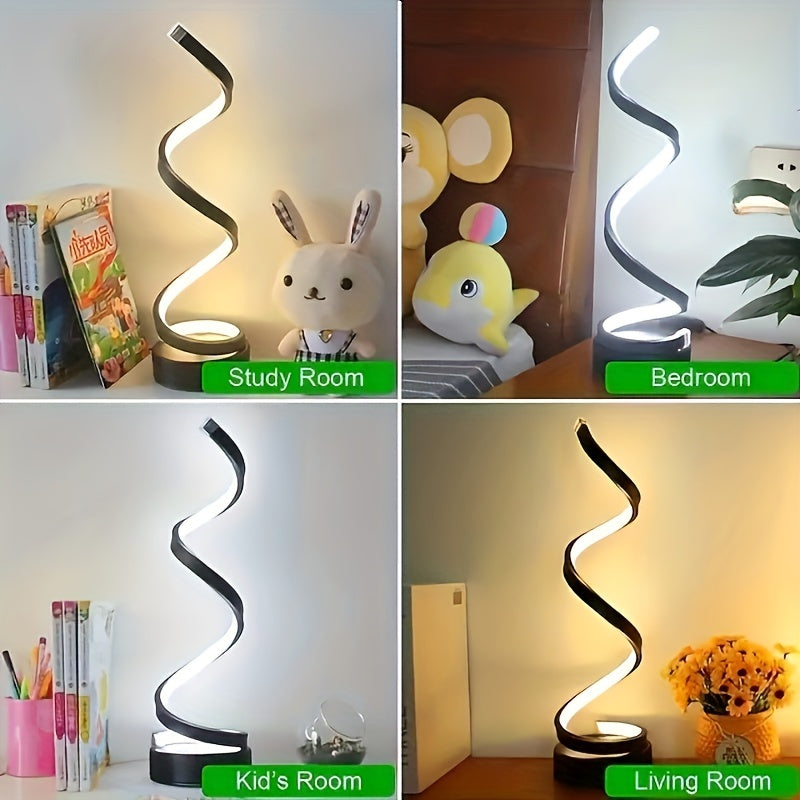 Vintage Spiral Desk Lamp