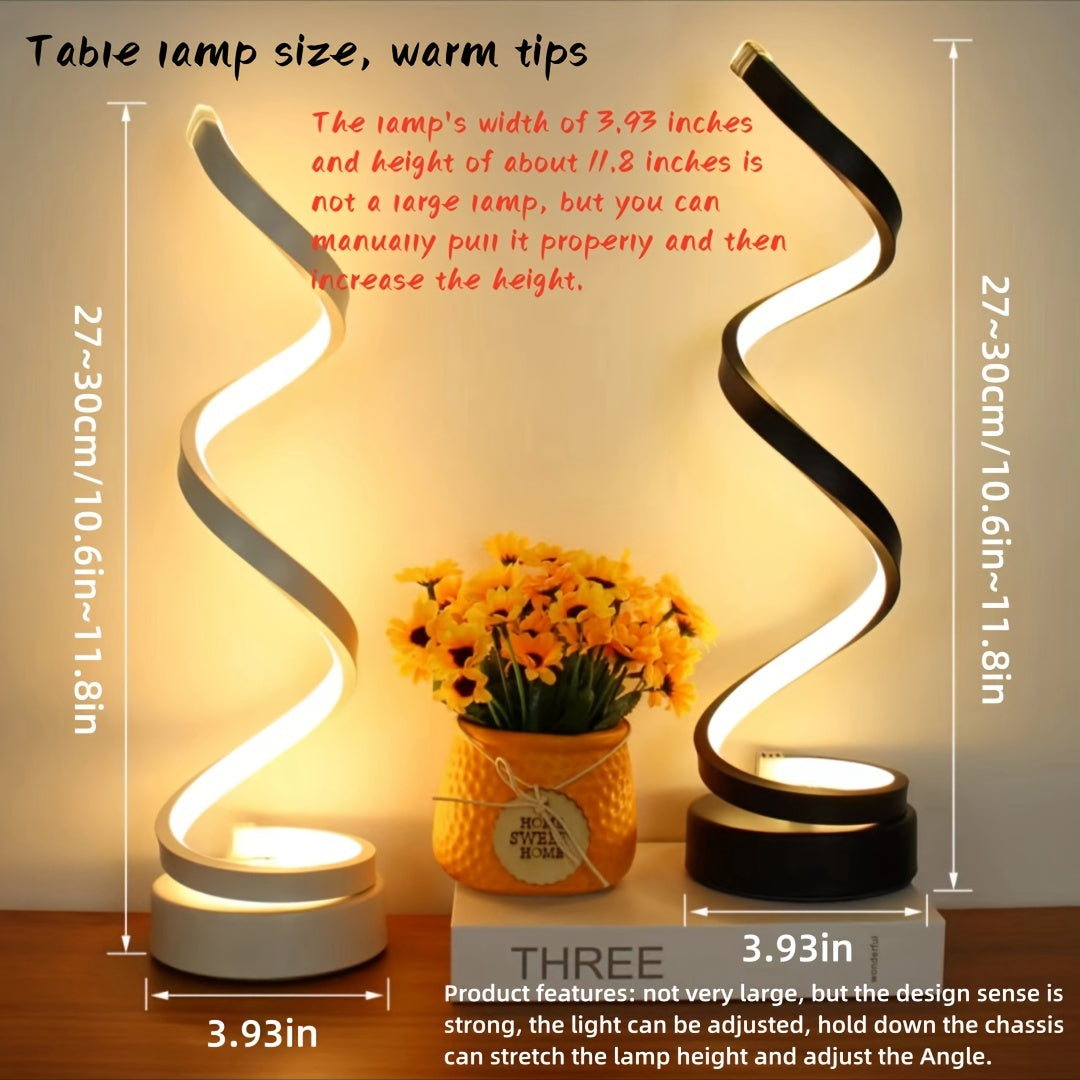 Vintage Spiral Desk Lamp