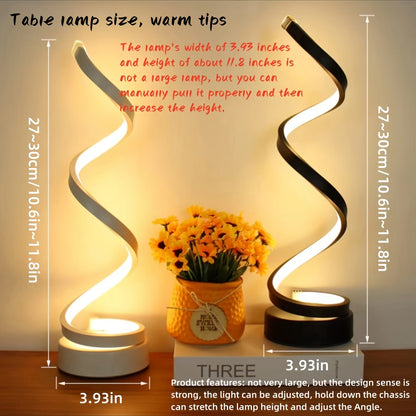 Vintage Spiral Desk Lamp