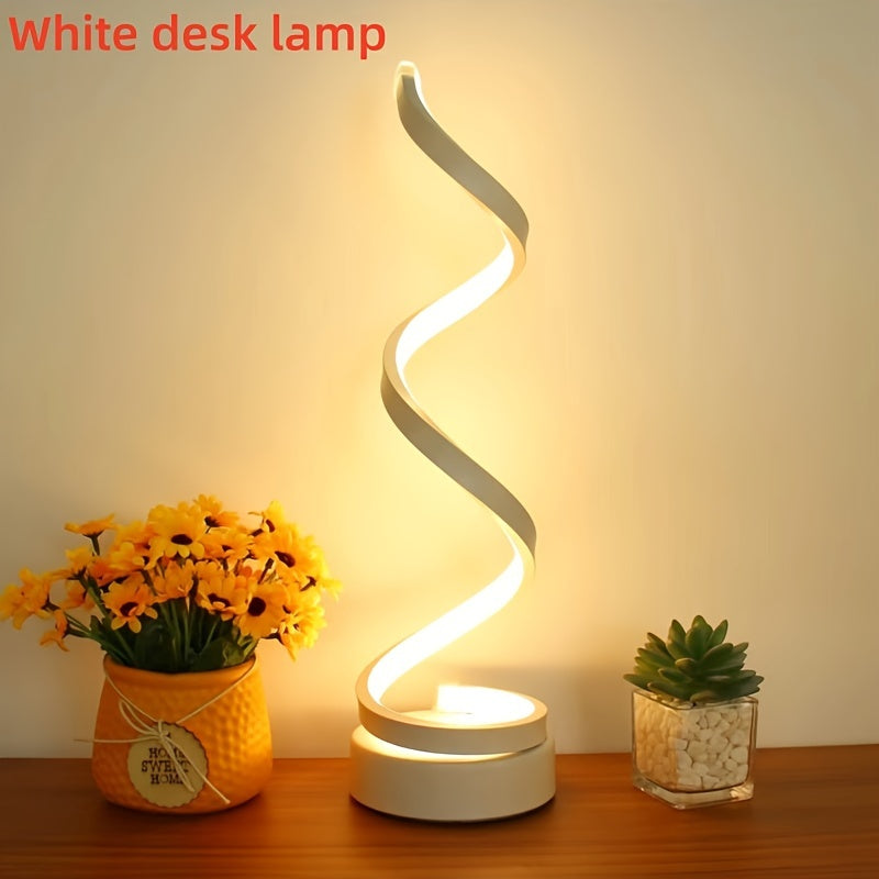 Vintage Spiral Desk Lamp