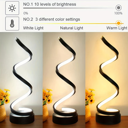 Vintage Spiral Desk Lamp