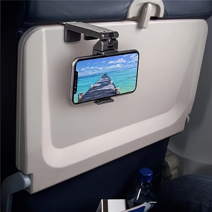 Portable 360° Rotatable Travel Phone Holder – Foldable, Universal Mount for Luggage & More