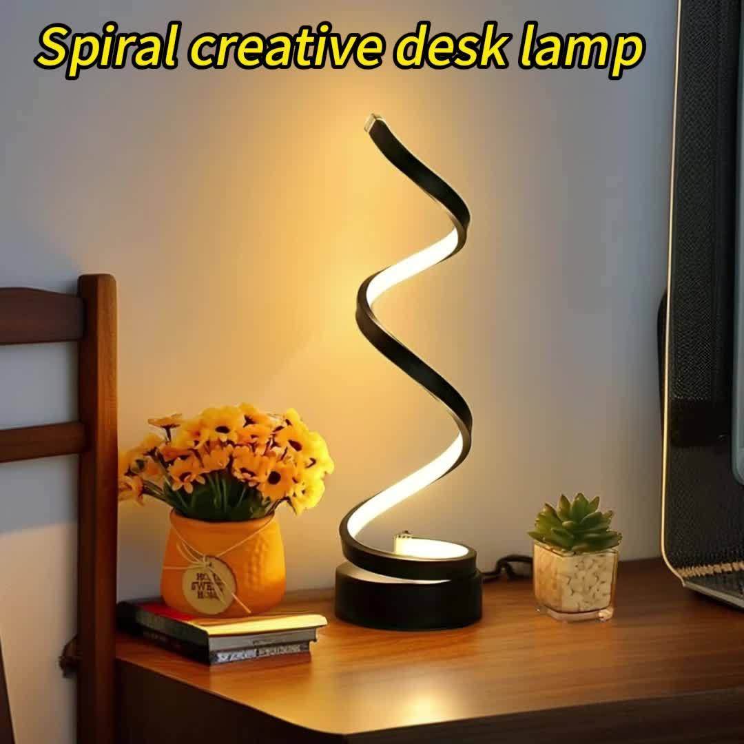 Vintage Spiral Desk Lamp
