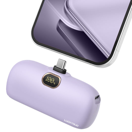 Ultra Compact 5000mAh Power Bank – PD20W Fast Charging & LED Display