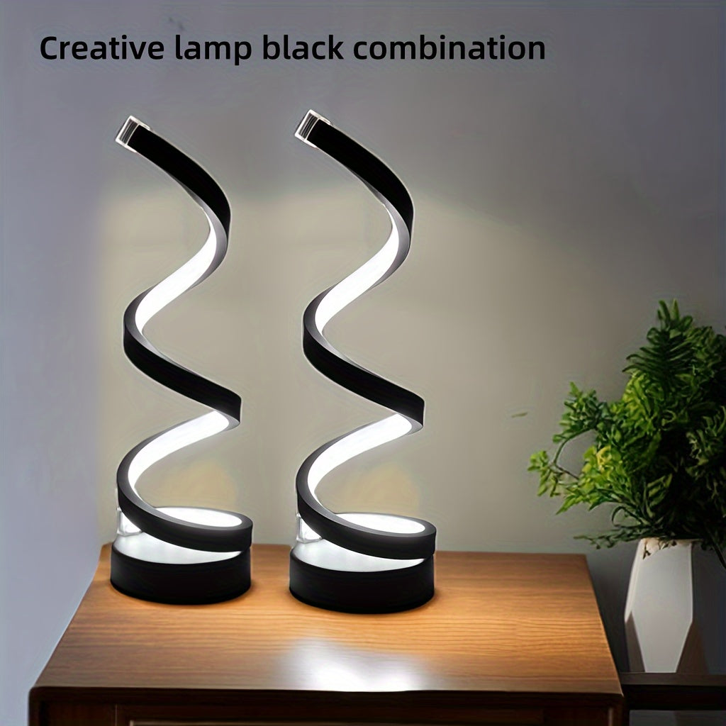 Vintage Spiral Desk Lamp