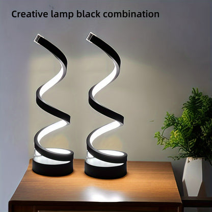 Vintage Spiral Desk Lamp