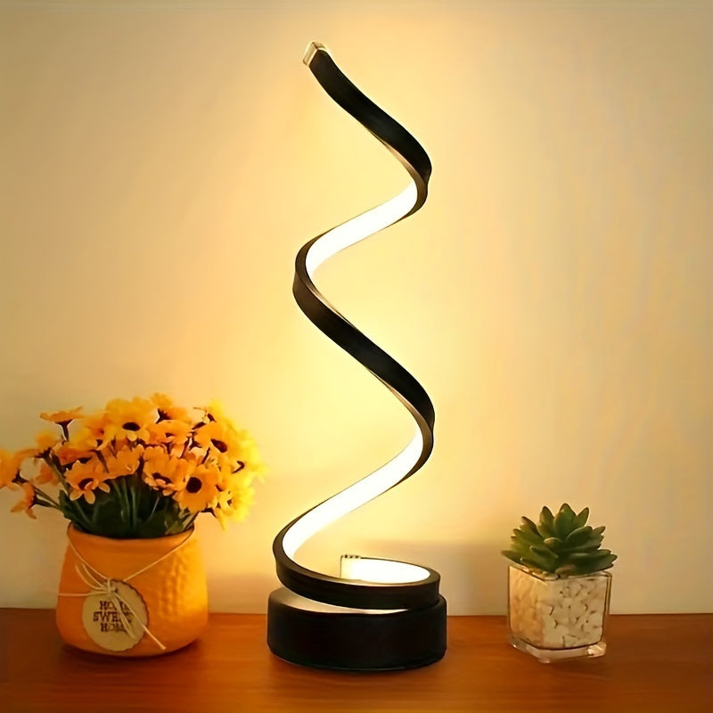 Vintage Spiral Desk Lamp