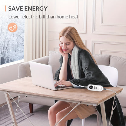 Electric Heated Blanket Throw – 160x130cm