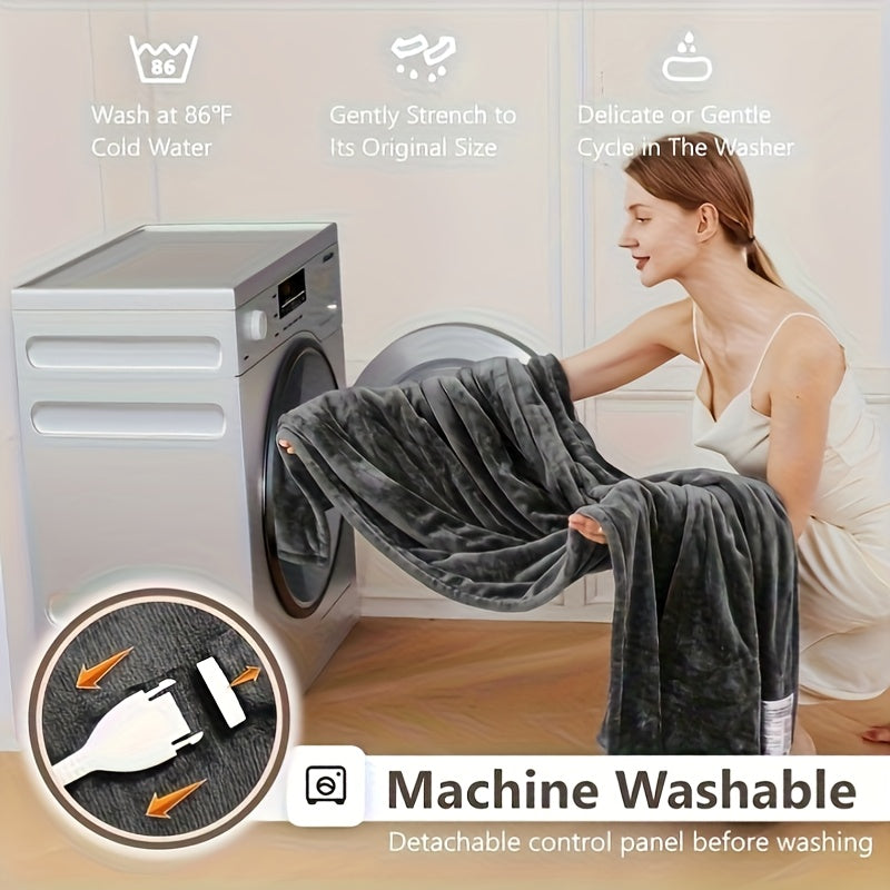 Electric Heated Blanket Throw – 160x130cm