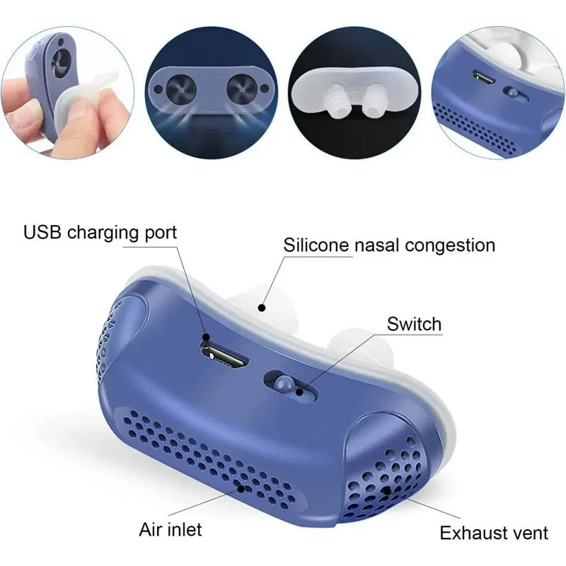 Anti-Snoring Device – Electric Snoring Solution with Adjustable Wind Speed