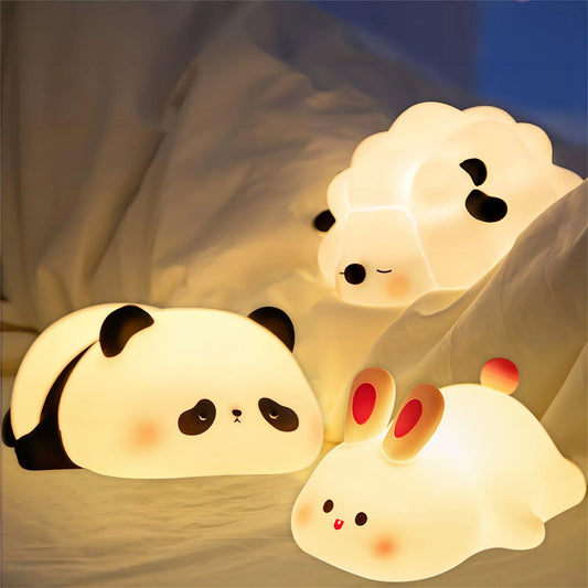 Cute LED USB Bedside Lamp Night Light