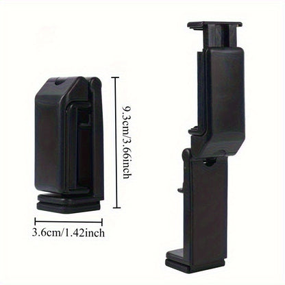 Portable 360° Rotatable Travel Phone Holder – Foldable, Universal Mount for Luggage & More