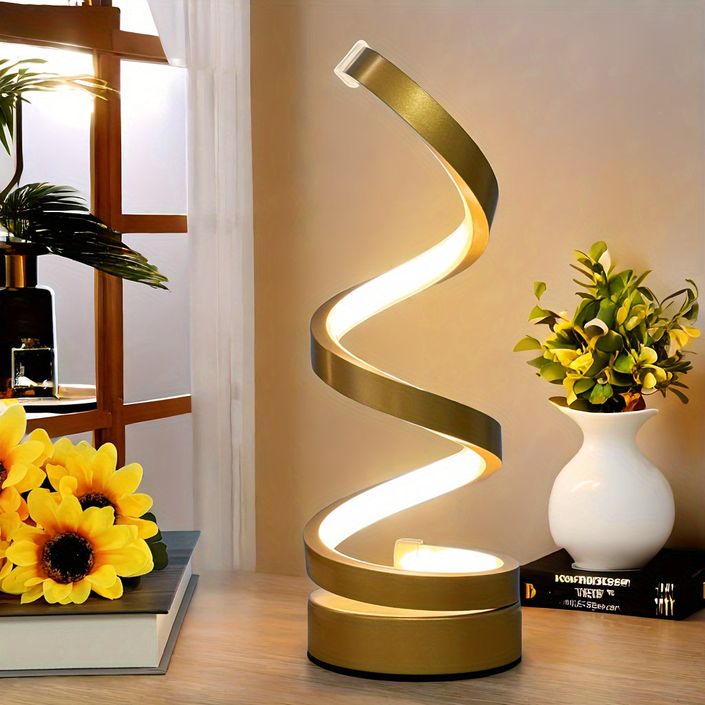 Vintage Spiral Desk Lamp