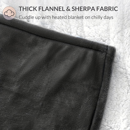 Electric Heated Blanket Throw – 160x130cm