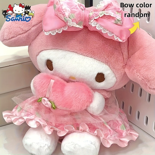 30cm Hello Kitty & Kuromi Plush Pillow with Heart