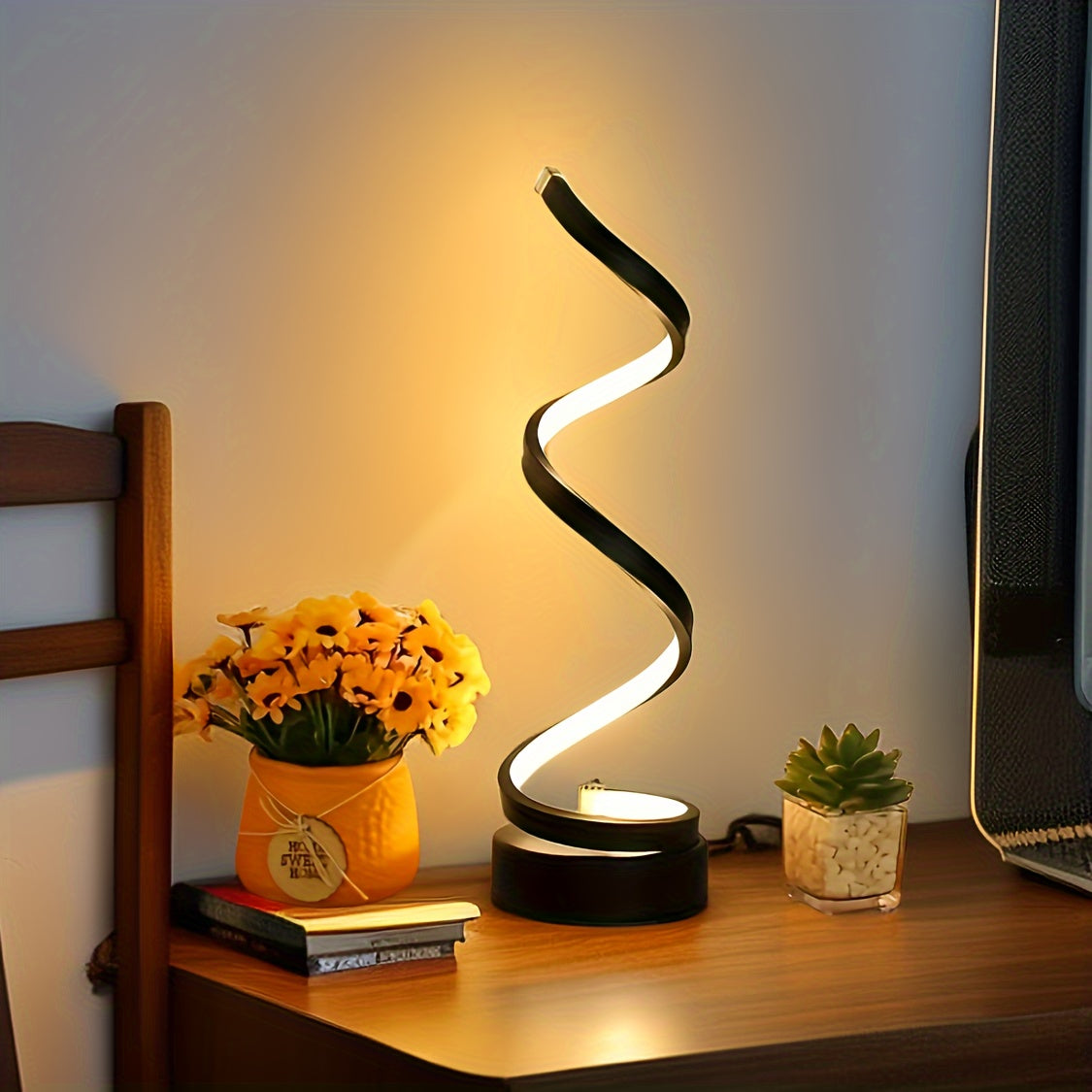 Vintage Spiral Desk Lamp