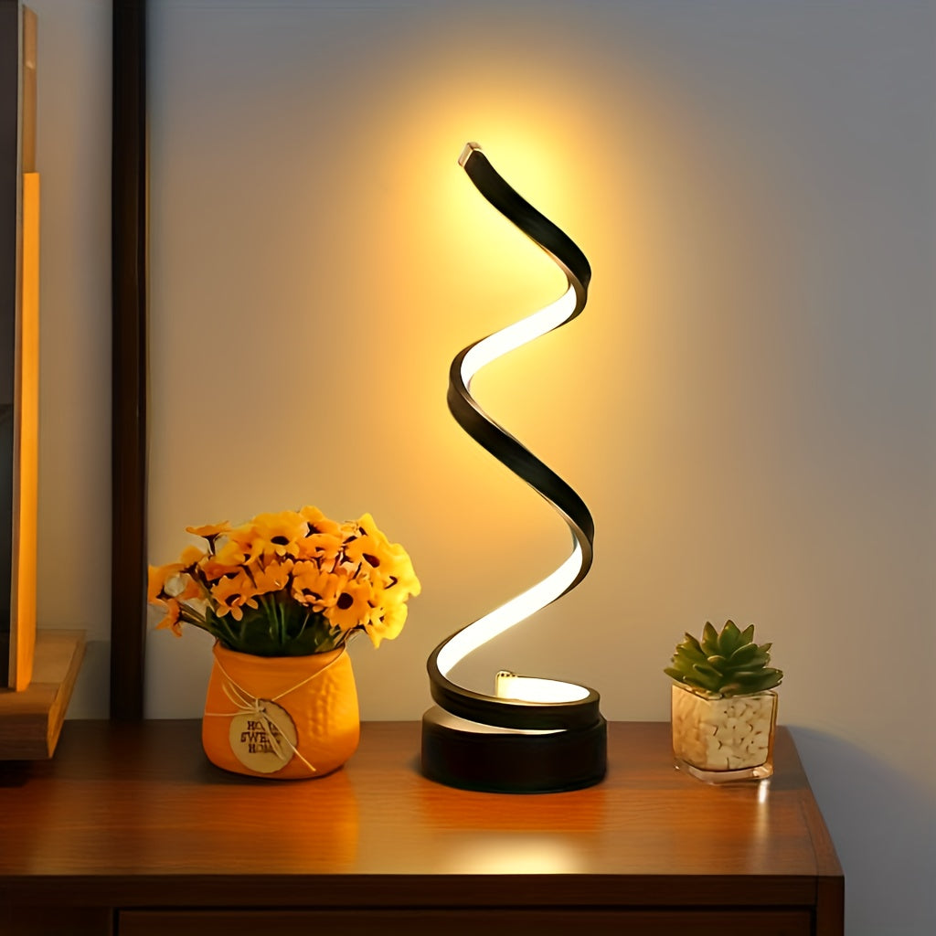 Vintage Spiral Desk Lamp