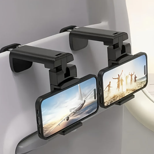 Portable 360° Rotatable Travel Phone Holder – Foldable, Universal Mount for Luggage & More